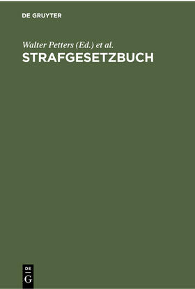 Preisendanz / Petters |  Strafgesetzbuch | Buch |  Sack Fachmedien