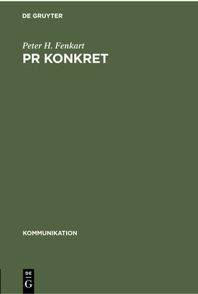 Fenkart |  PR konkret | Buch |  Sack Fachmedien