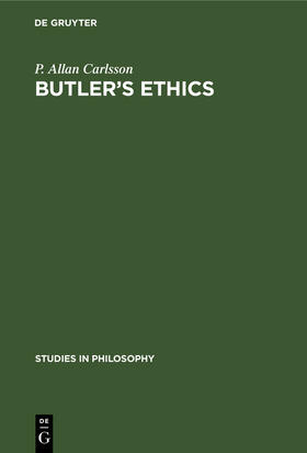 Carlsson |  Butler's Ethics | Buch |  Sack Fachmedien