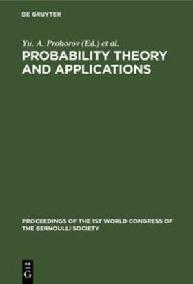 Degruyter |  Probability Theory and Applications | Buch |  Sack Fachmedien