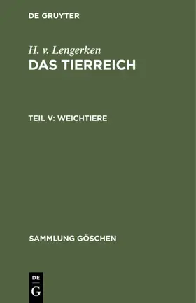 Lengerken |  Weichtiere | Buch |  Sack Fachmedien