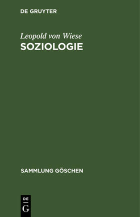 Wiese |  Soziologie | Buch |  Sack Fachmedien