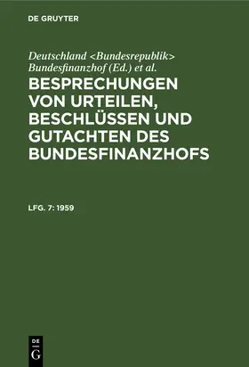 Loepelmann |  1959 | Buch |  Sack Fachmedien