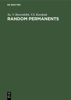 Korolyuk / Borovskikh |  Random Permanents | Buch |  Sack Fachmedien