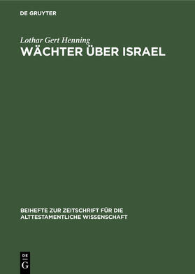 Henning |  Wächter über Israel | Buch |  Sack Fachmedien