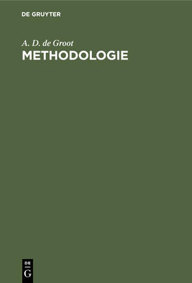 De Groot |  Methodologie | Buch |  Sack Fachmedien