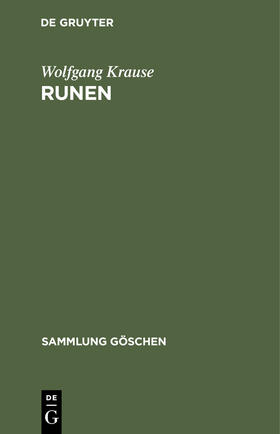 Krause |  Runen | Buch |  Sack Fachmedien