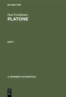 Friedländer |  Platone | eBook | Sack Fachmedien