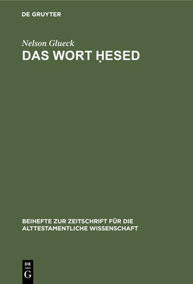 Glueck |  Das Wort Hesed | eBook | Sack Fachmedien