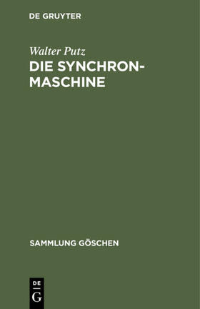 Putz |  Die Synchronmaschine | eBook | Sack Fachmedien