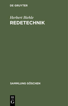 Biehle |  Redetechnik | eBook | Sack Fachmedien