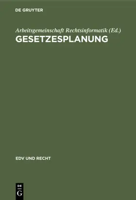  Gesetzesplanung | eBook | Sack Fachmedien