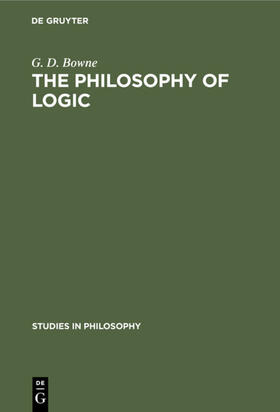 Bowne |  The Philosophy of Logic | eBook | Sack Fachmedien