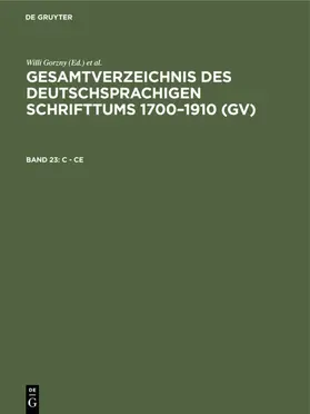 Gorzny / Schmuck |  C - Ce | eBook | Sack Fachmedien