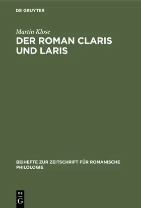 Klose |  Der Roman Claris und Laris | eBook | Sack Fachmedien