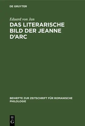 Jan |  Das literarische Bild der Jeanne d¿Arc | Buch |  Sack Fachmedien