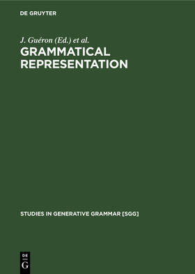 Guéron / Pollock / Obenauer |  Grammatical Representation | Buch |  Sack Fachmedien