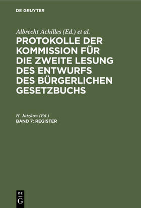 Jatzkow |  Register | eBook | Sack Fachmedien