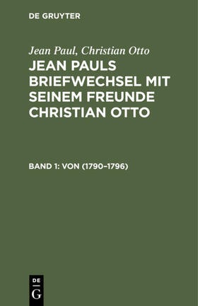 Otto / Paul |  (Von 1790¿1796) | Buch |  Sack Fachmedien