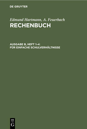 Hartmann / Feuerbach |  Für einfache Schulverhältnisse | Buch |  Sack Fachmedien