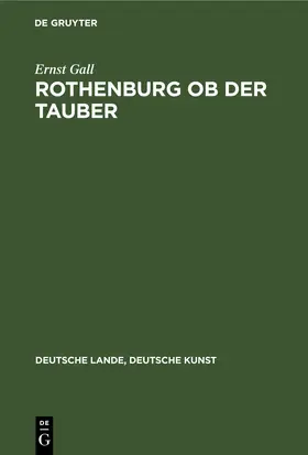 Gall |  Rothenburg ob der Tauber | Buch |  Sack Fachmedien