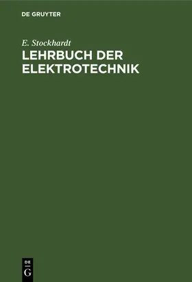 Stockhardt |  Lehrbuch der Elektrotechnik | Buch |  Sack Fachmedien