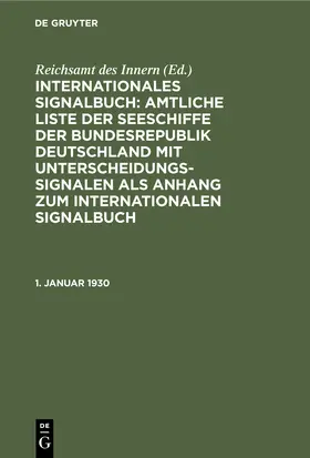  1. Januar 1930 | eBook | Sack Fachmedien