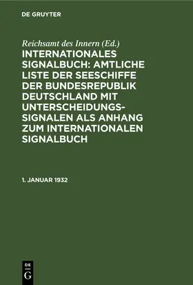  1. Januar 1932 | eBook | Sack Fachmedien