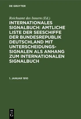  1. Januar 1910 | Buch |  Sack Fachmedien