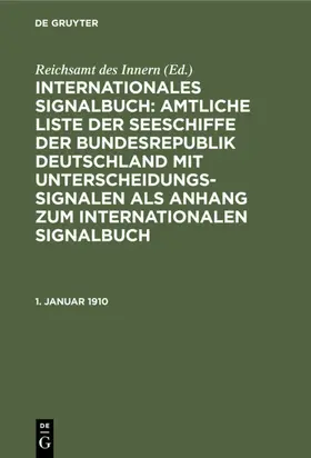  1. Januar 1910 | eBook | Sack Fachmedien