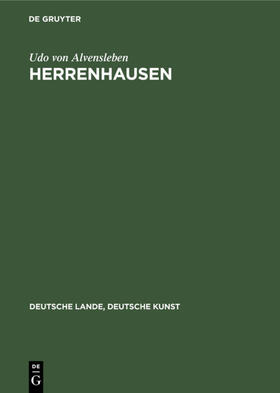 Alvensleben |  Herrenhausen | Buch |  Sack Fachmedien