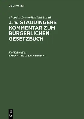 Kober | Sachenrecht | Buch | 978-3-11-235901-3 | sack.de