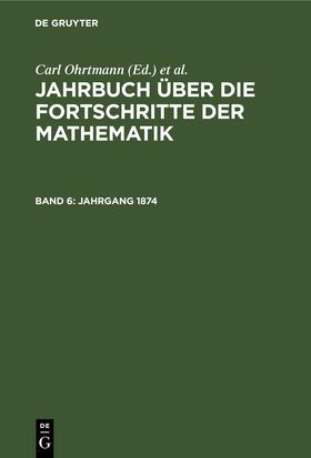 Ohrtmann / Henoch / Lampe |  Jahrgang 1874 | eBook | Sack Fachmedien
