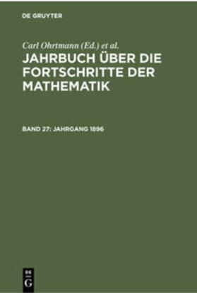 Lampe / Ohrtmann / Henoch |  Jahrgang 1896 | Buch |  Sack Fachmedien