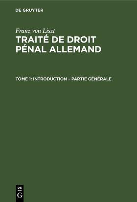 Liszt |  Introduction ¿ Partie Générale | Buch |  Sack Fachmedien