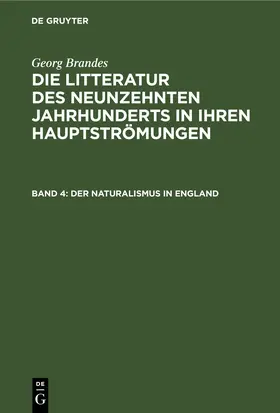 Brandes |  Der Naturalismus in England | eBook | Sack Fachmedien