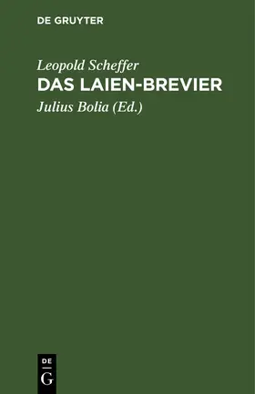 Scheffer / Bolia |  Das Laien-Brevier | Buch |  Sack Fachmedien