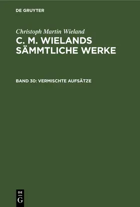 Wieland | Vermischte Aufsätze | E-Book | sack.de