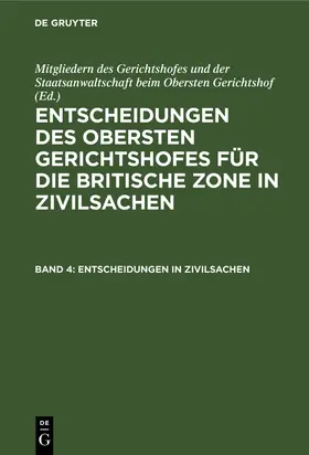  Entscheidungen in Zivilsachen | Buch |  Sack Fachmedien