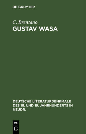 Brentano |  Gustav Wasa | Buch |  Sack Fachmedien