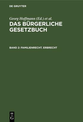 Hoffmann / Brückner / Erler |  Familienrecht. Erbrecht | eBook | Sack Fachmedien