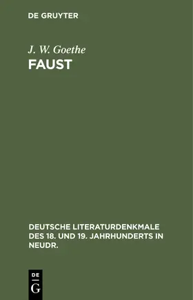 Goethe |  Faust | Buch |  Sack Fachmedien