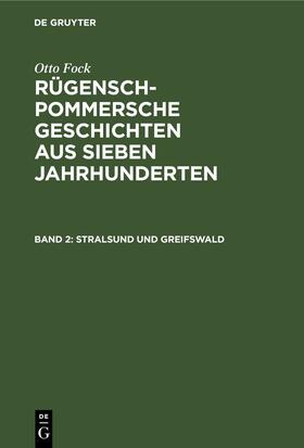 Fock |  Stralsund und Greifswald | eBook | Sack Fachmedien