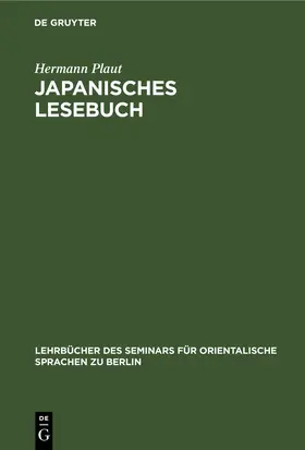 Plaut |  Japanisches Lesebuch | eBook | Sack Fachmedien