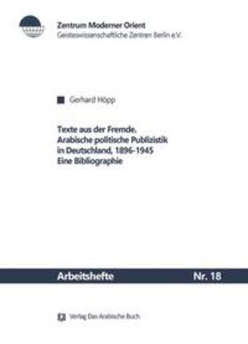 Höpp |  Texte aus der Fremde | eBook | Sack Fachmedien