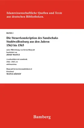 Matuz |  Die Steuerkonskription des Sandschaks Stuhlweißenburg aus den Jahren 1563 bis 1565 | eBook | Sack Fachmedien