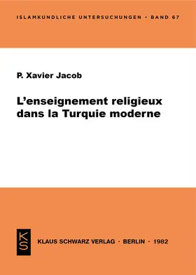 Jacob |  L' enseignement religieux dans la Turquie moderne | eBook | Sack Fachmedien