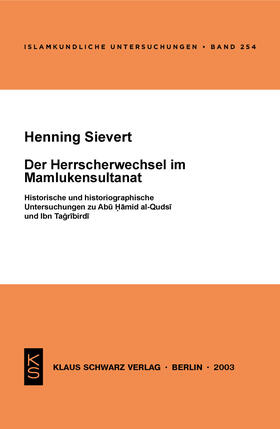 Sievert |  Der Herrscherwechsel im Mamlukensultanat | eBook | Sack Fachmedien