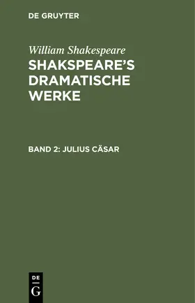 Shakespeare |  Julius Cäsar | Buch |  Sack Fachmedien