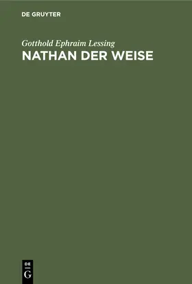 Lessing | Nathan der Weise | Buch | 978-3-11-240915-2 | sack.de